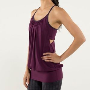 🍋 NWT Lululemon No Limits Plum Tank Size 6